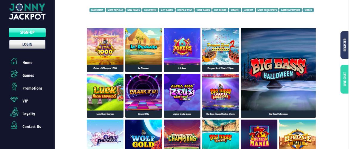 Jonny Jackpot Casinos NZ