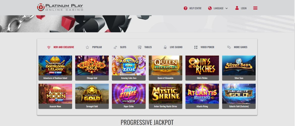 Platinum Play Casinos NZ